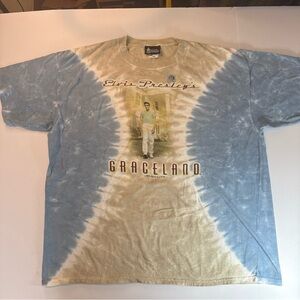 NWOT Vtg Elvis Presley's 2XL Graceland Collectors T Shirt with Holographic Tag